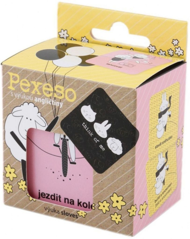 Think of me - pexeso s výukou angličtiny - hra z kategorie Jazykové učebnice a slovníky