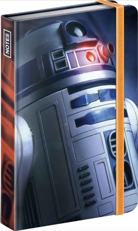 NOTIQUE Notes Star Wars – Blue, linkovaný, 11 x 16 cm