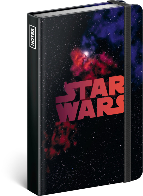 Notes Star Wars – Universe (linkovaný s gumičkou na uzavření)