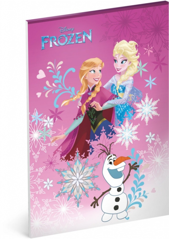 Blok Frozen – Ledové království, A4, nelinkovaný Presco Group