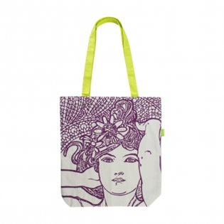 Plátenná taška Alfons Mucha – Amethyst