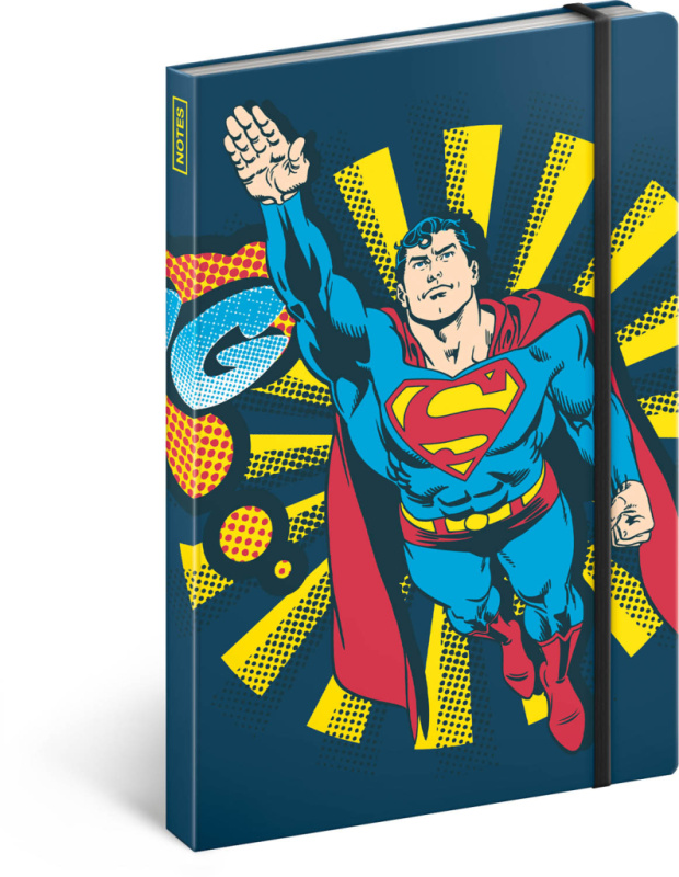 Notes Superman Bang linkovaný 13 x 21 cm