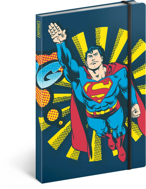 Notes Superman Bang linkovaný 13 x 21 cm