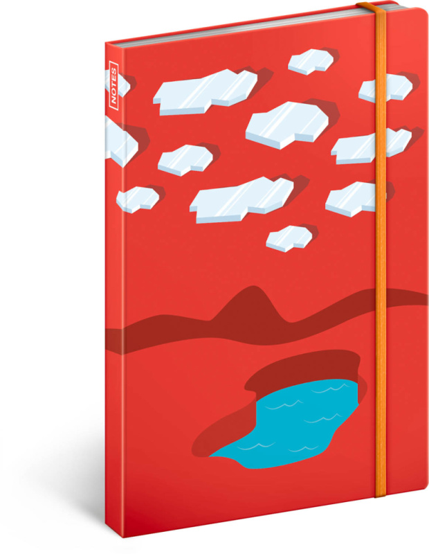 Linkovaný notes Ice Surfers