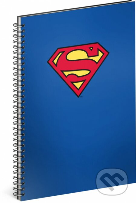 Spirálový blok Superman – Blue (linkovaný, A4)