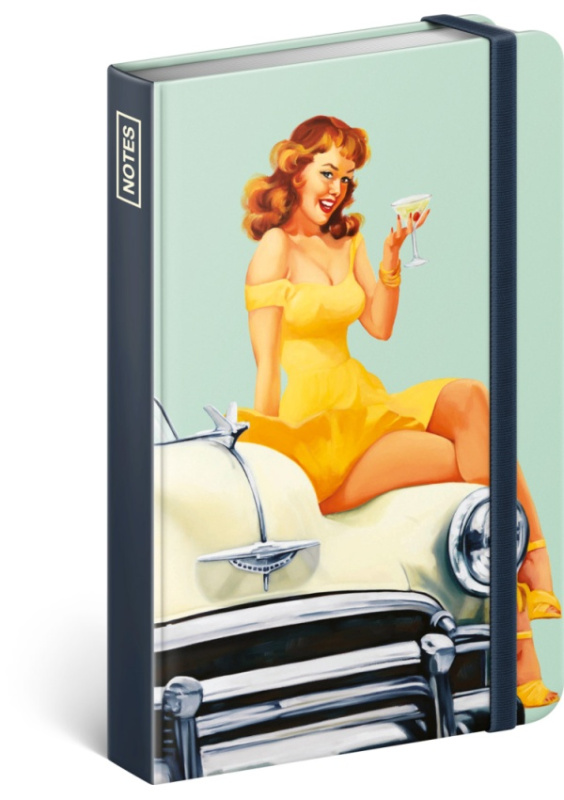 Baagl Notes Pin–up Girls linkovaný 11 × 16 cm