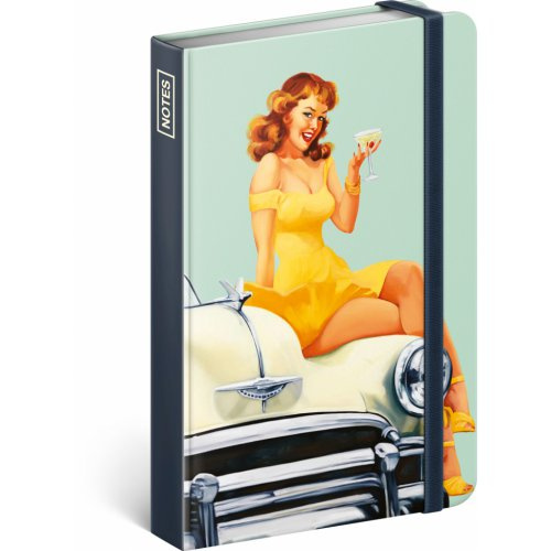 Baagl Notes Pin–up Girls linkovaný 11 × 16 cm