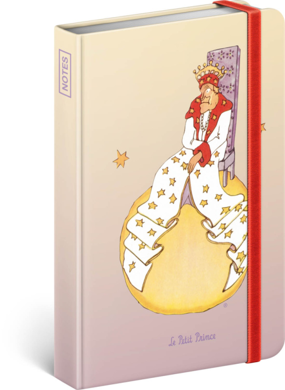 Presco Group Notes Malý princ &ndash; King linkovaný 10 5 x 15 8 cm