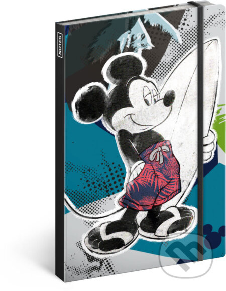 Poznámkový blok s Mickey Mousem, linkovaný
