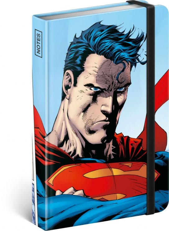 Presco Group Notes Superman World Hero, linkovaný, 10,5 x 15,8 cm