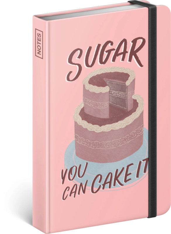 Presco Group Notes Sugar Studio Tabletters, linkovaný, 10,5 x 15,8 cm