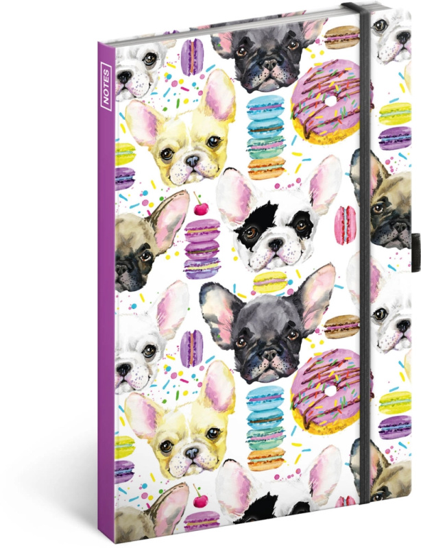 Notes Buldoci (linkovaný s gumičkou na uzavření)