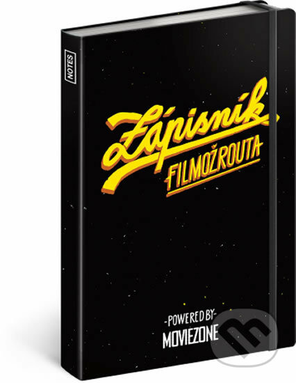 Notes Zápisník filmožrouta, 13 × 21 cm