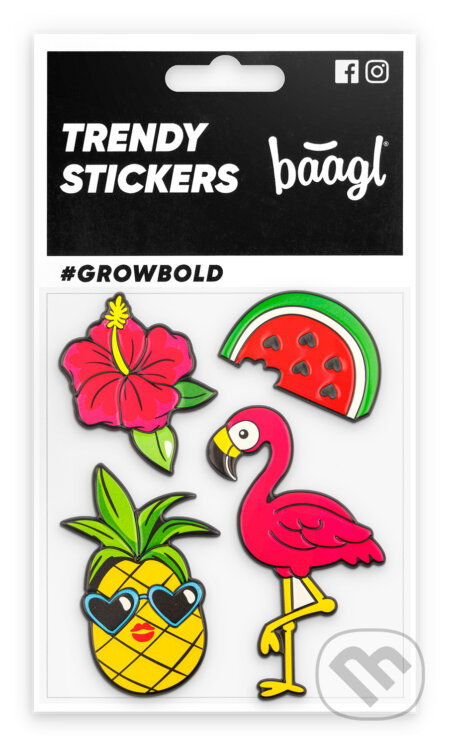 BAAGL Samolepky Flamingo