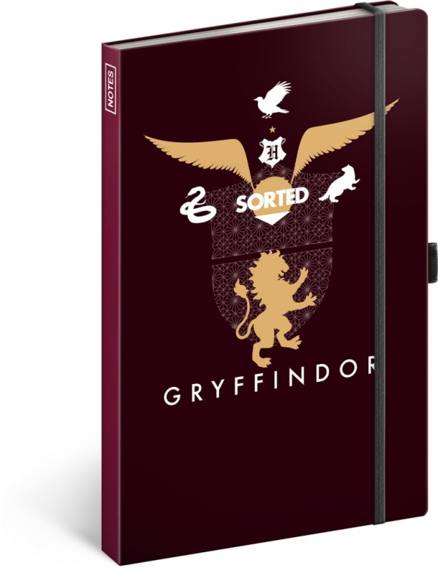Presco group Zápisník Harry Potter Gryffindor Sorted A5