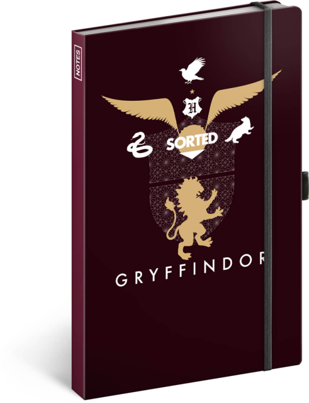 Presco group Zápisník Harry Potter Gryffindor Sorted A5