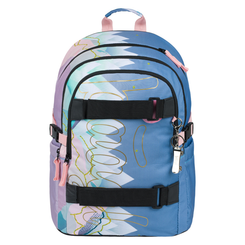 BAAGL Školní batoh Skate Moon