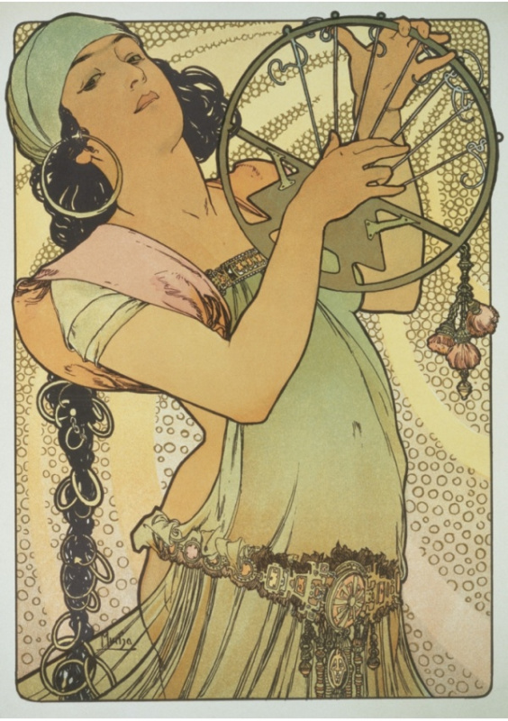 Pohled Alfons Mucha – Salome, krátký Presco Group