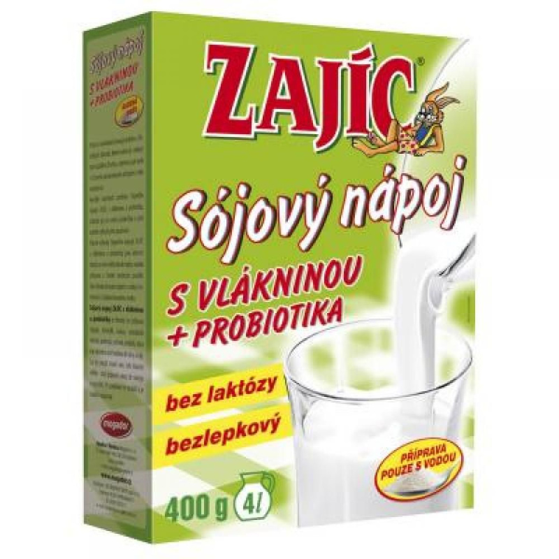 MOGADOR Sójový nápoj Zajíc s vlákninou 400 g