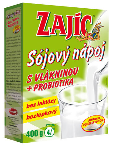 MOGADOR Sójový nápoj Zajíc s vlákninou 400 g