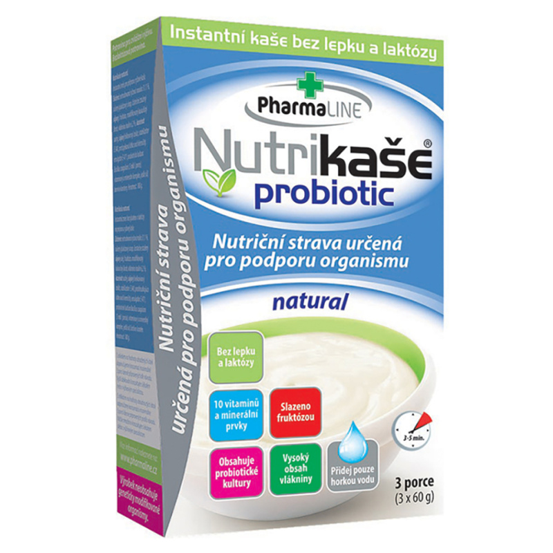 Nutrikaše probiotic natural 3x60g