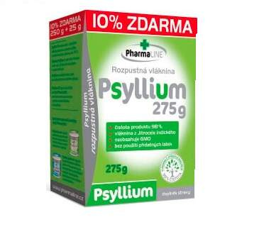 PHARMALINE Psyllium vláknina 275 g + 10% ZDARMA