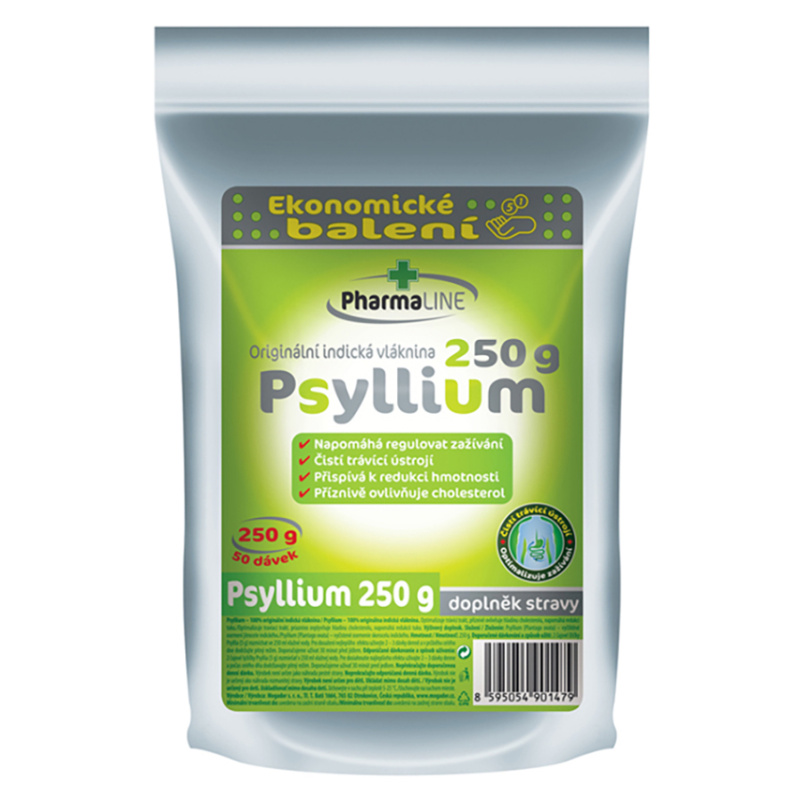 PHARMALINE Psyllium vláknina ekonomické balení 250 g