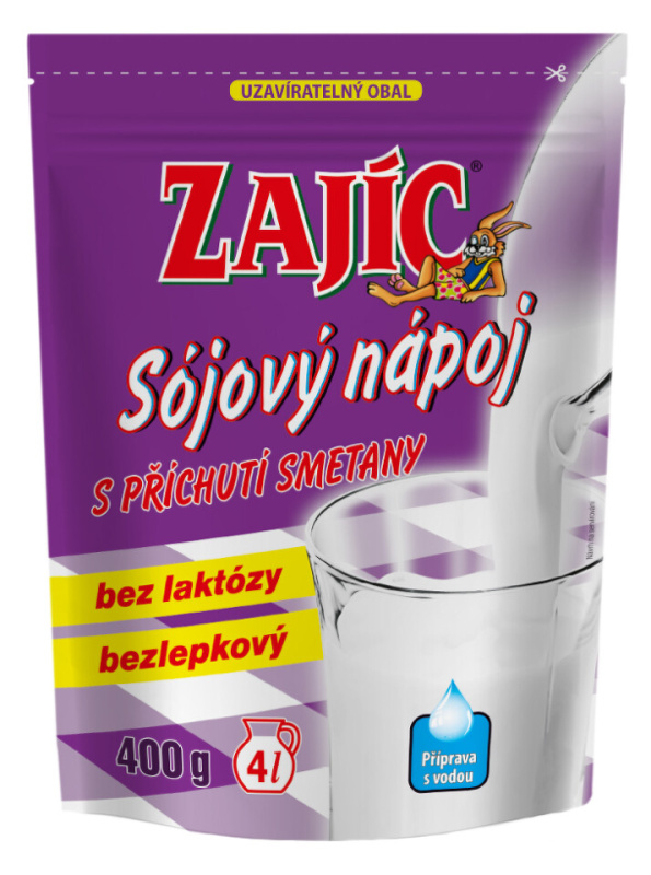 MOGADOR Zajíc sójový nápoj s příchutí smetany sáček 400 g