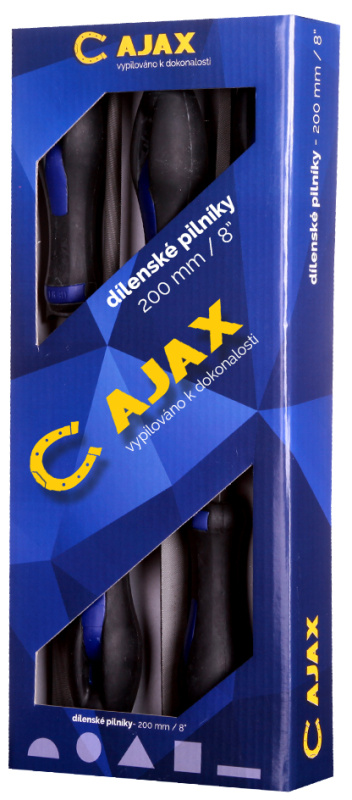Sada pilníků AJAX 200 mm 5 ks