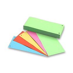 Papírový rozlišovač HIT Office, 105 × 240 mm zelený