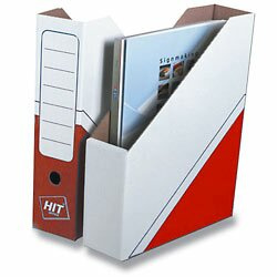 Magazin box Hit Office - archivační box, 75 mm červený