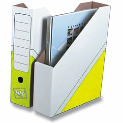 Magazin box Hit Office - archivační box, 75 mm žlutý