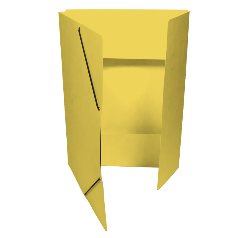 Mapa 253 prešpán s gumou - žlutá