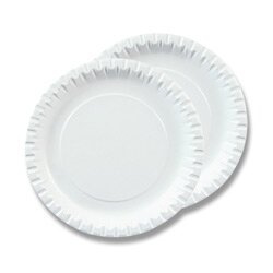 Papírový talíř - průměr 23 cm, 100 ks