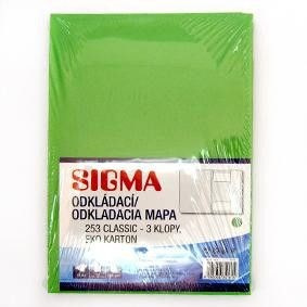 SIGMA Desky Odkládací mapa 253 zelené 10 ks