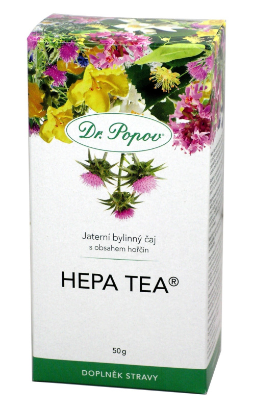 Jaterní čaj Hepa tea®, sypaný, 50 g Dr. Popov