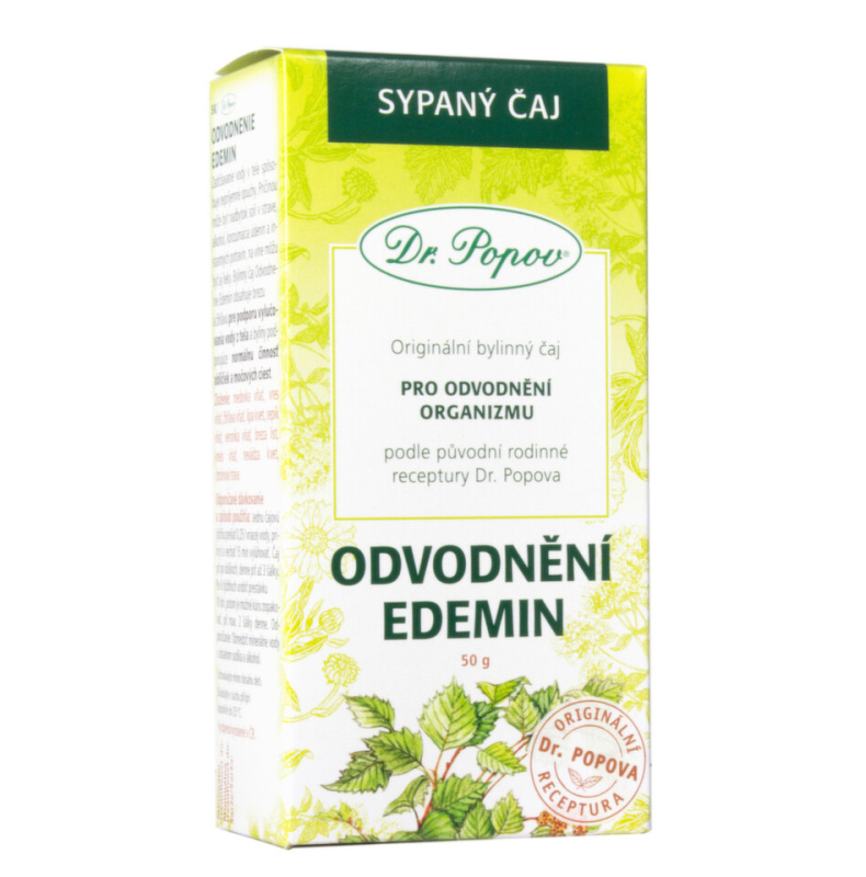 Čaj na odvodnění Edemin, sypaný, 50 g Dr. Popov