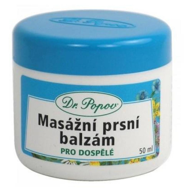 Masážní prsní balzám pro dospělé, 50 ml Dr. Popov