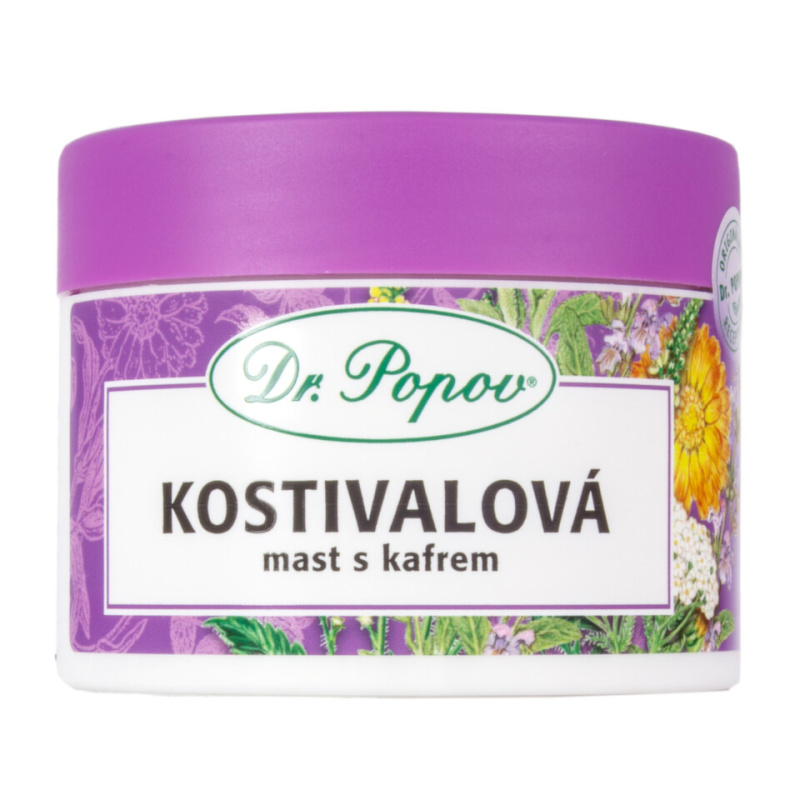 Kostivalová mast s kafrem, 50 ml Dr. Popov