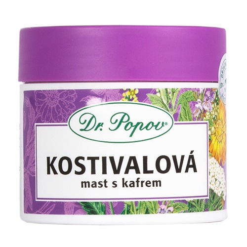 Kostivalová mast s kafrem, 50 ml Dr. Popov