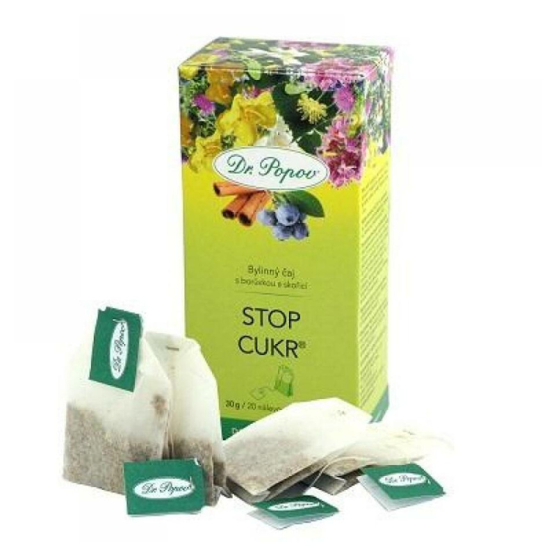 Stop cukr®, porcovaný čaj, 30 g Dr. Popov