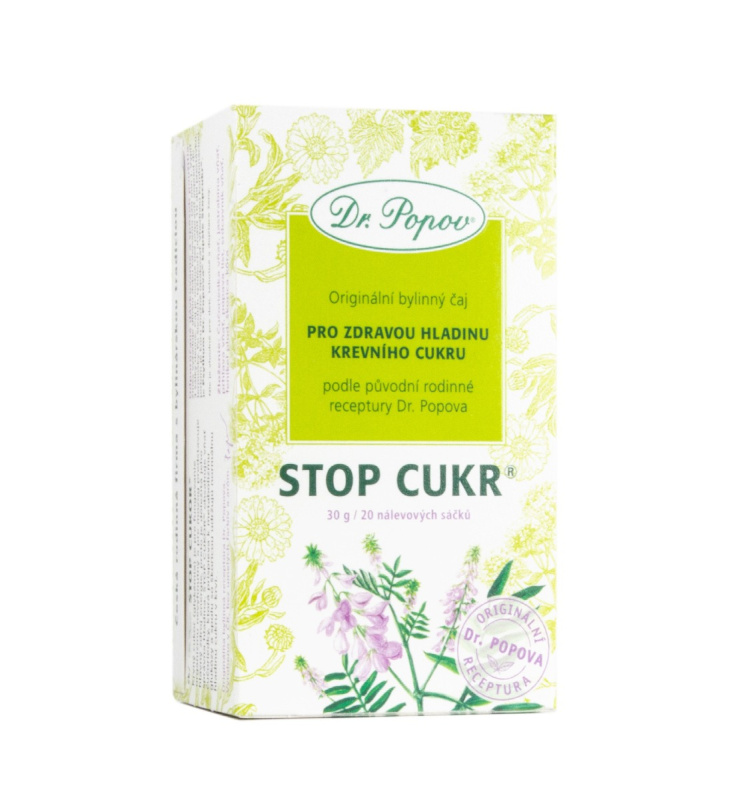 Stop cukr®, porcovaný čaj, 30 g Dr. Popov