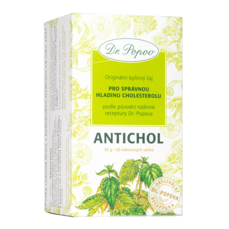 Antichol, porcovaný čaj, 30 g Dr. Popov