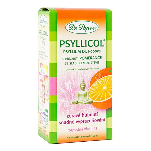 Psyllicol® s příchutí pomeranče, 100 g Dr. Popov