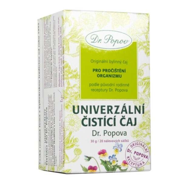 Univerzální čistící čaj Dr. Popova, porcovaný, 30 g Dr. Popov