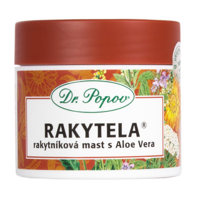 Rakytníková mast s Aloe Vera - Rakytela, 50 ml Dr. Popov