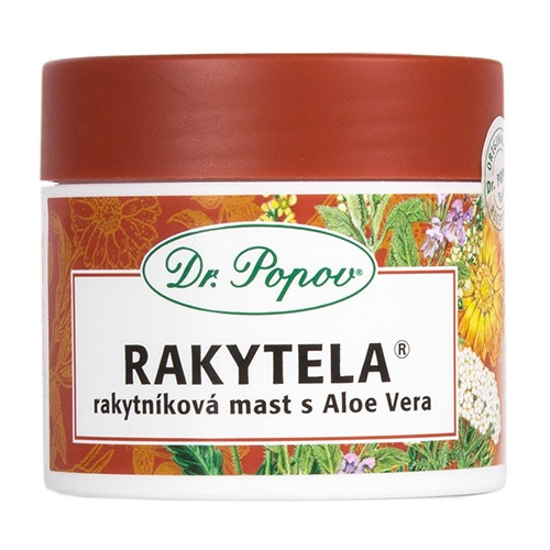 Rakytníková mast s Aloe Vera - Rakytela, 50 ml Dr. Popov