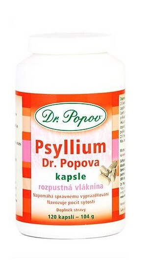 Psyllium Dr. Popova kapsle, 120 ks Dr. Popov