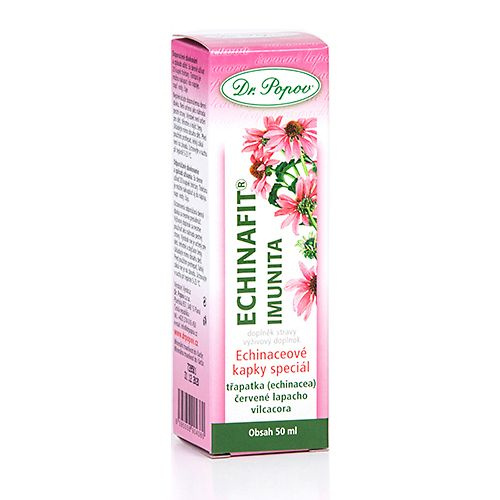 Echinafit® imunita, originální bylinné kapky, 50 ml Dr. Popov