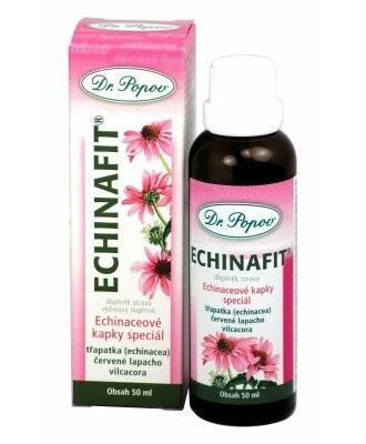 Echinafit® imunita, originální bylinné kapky, 50 ml Dr. Popov